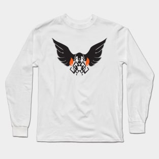 Flying Eagle Skull Long Sleeve T-Shirt